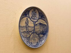 Alternative view of Flora keramiek delfts Wandbord 52612
