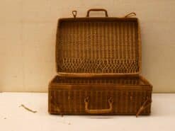 Alternative view of Vintage Rieten koffer / Picknickmand 52621