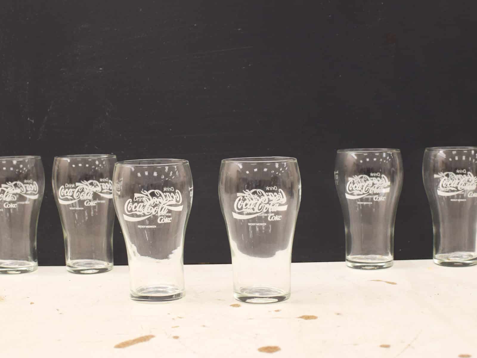 6 stuks coca cola glazen 52639