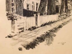 Alternative view of Een Ets van een straatbeeld 52813