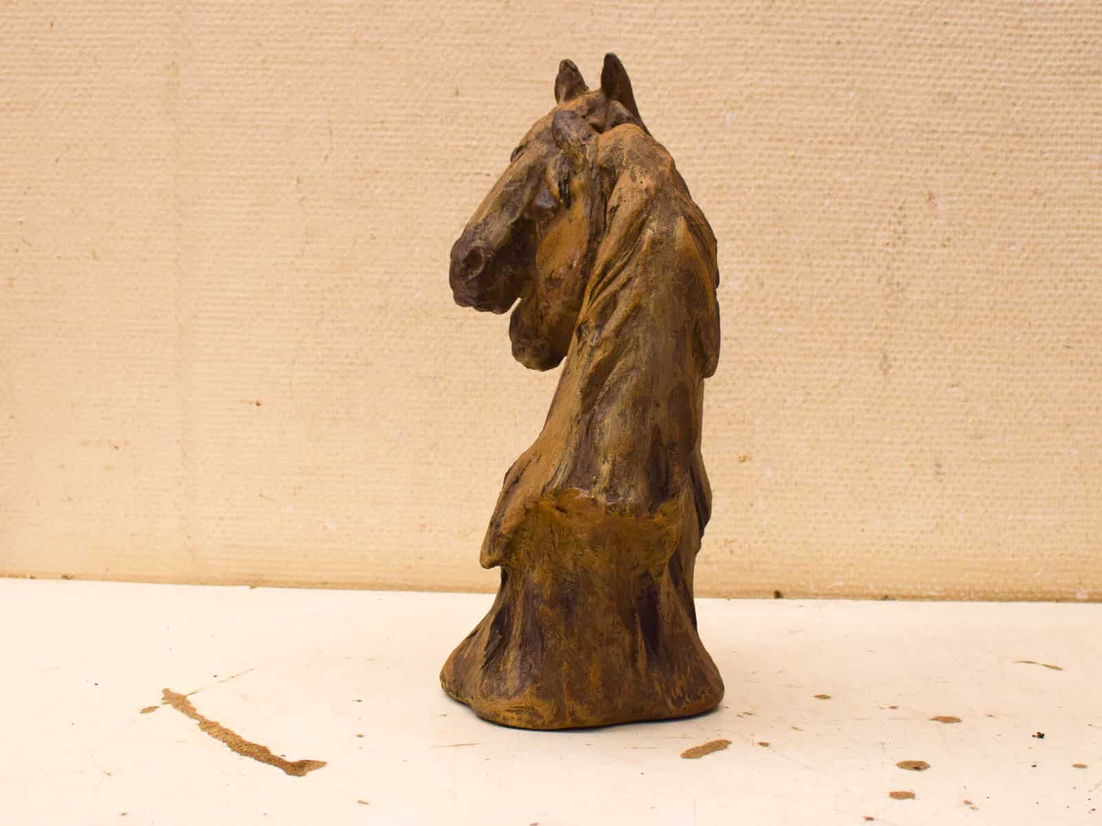 Beeld van 2 paardenhoofden 52890 - Afbeelding 3