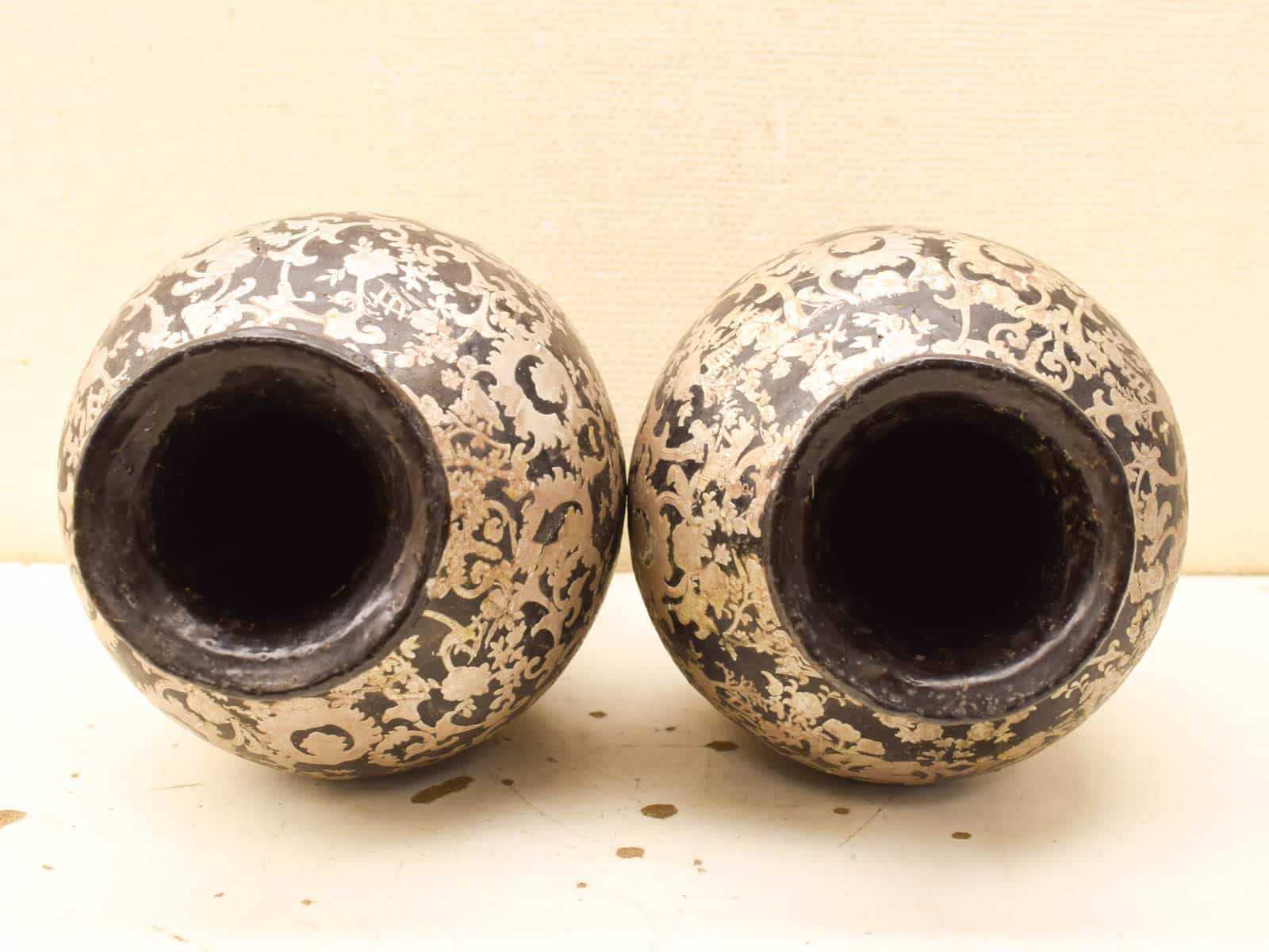 2 stuks stenen vazen 52917 - Afbeelding 5