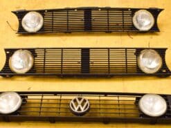 Alternative view of 3 stuks zwarte kunststof radiatorgrilles 53495