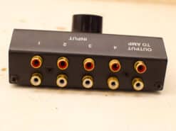 Speaka 4 way audio input control 54258 - Afbeelding 2